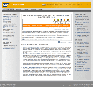 SAP Design Guild Intranet 2007