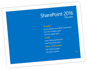 SharePoint 2016 Preview Tilt